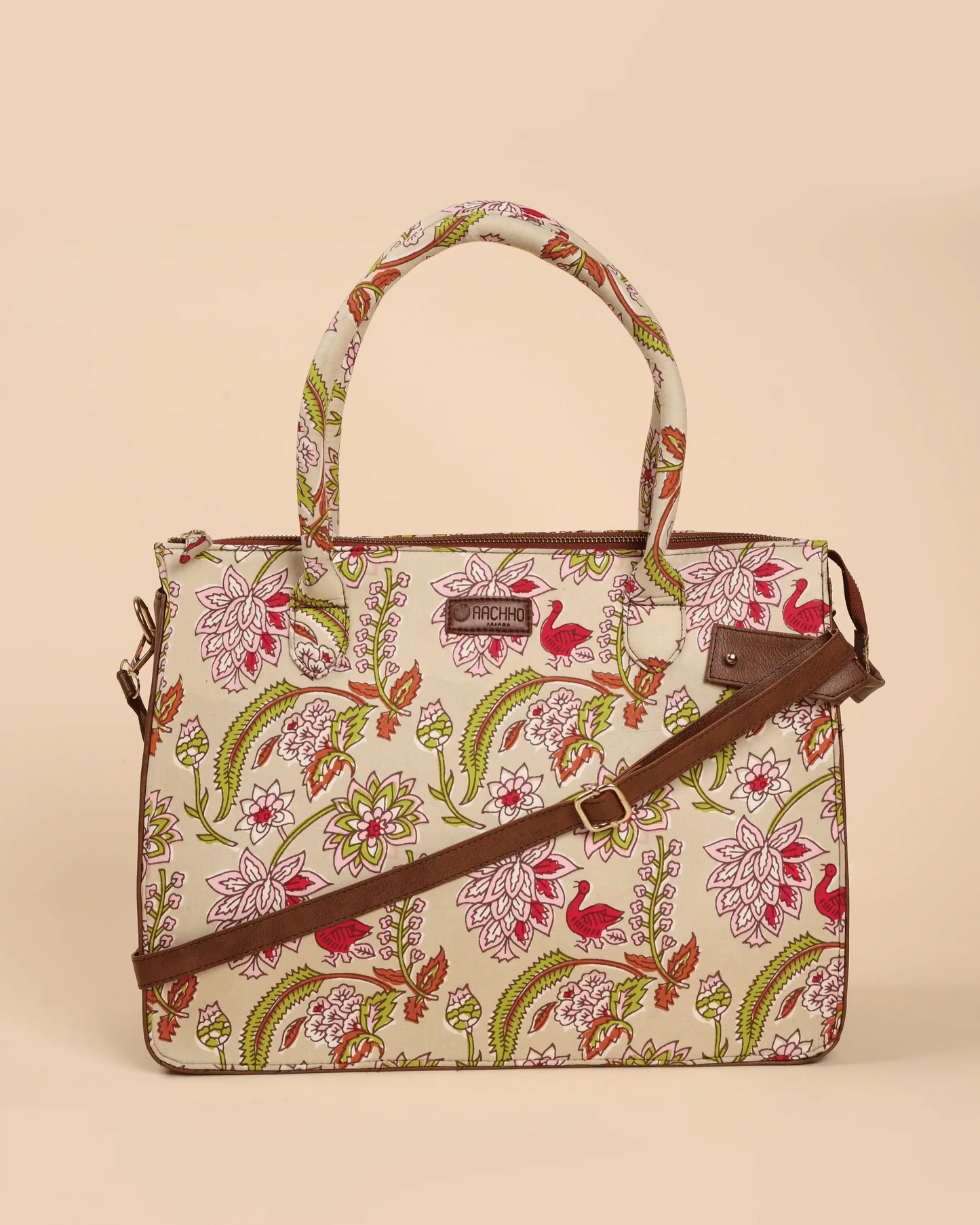 Sunlit Sands Handblock Shoulder Bag My Store