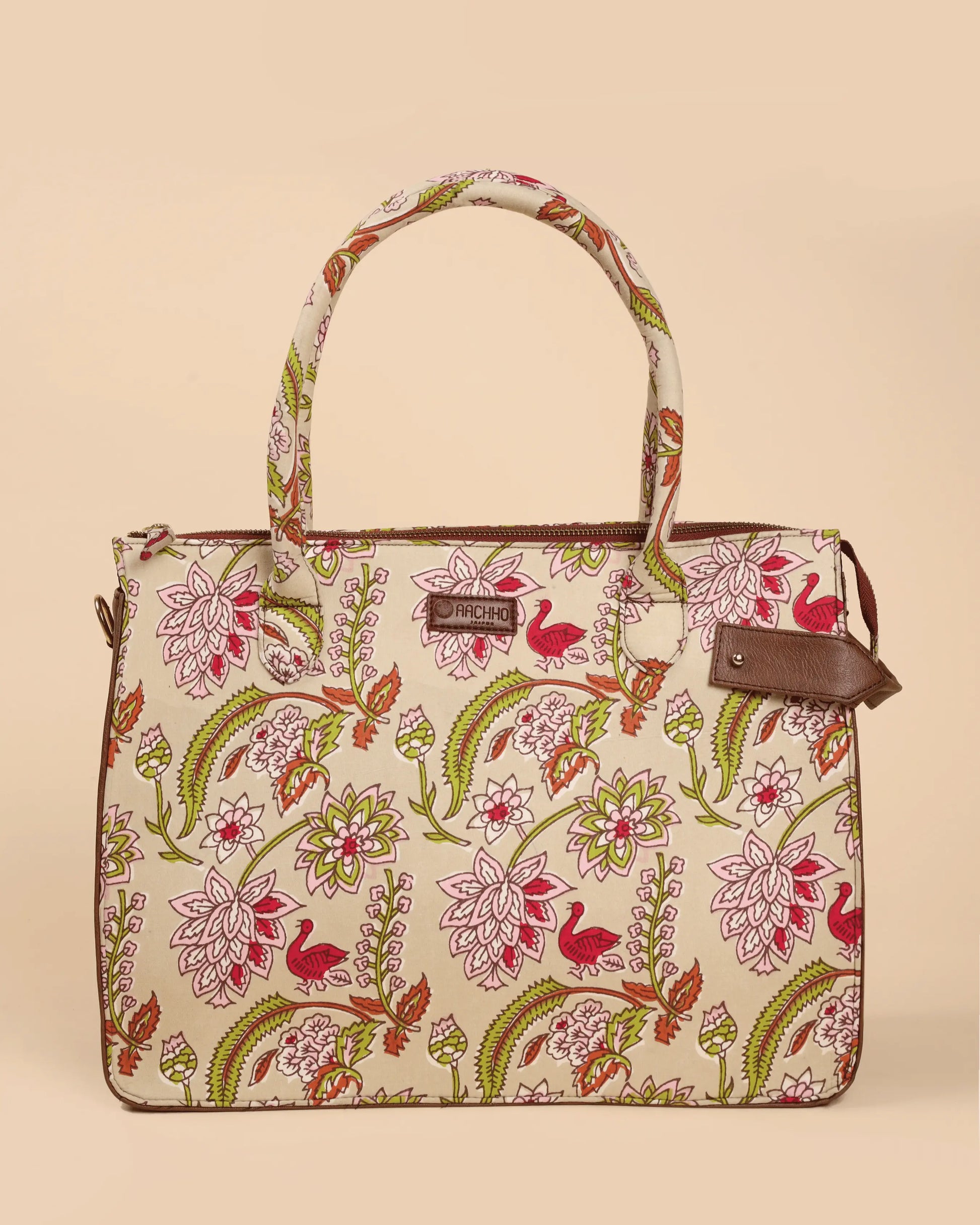 Sunlit Sands Handblock Shoulder Bag My Store