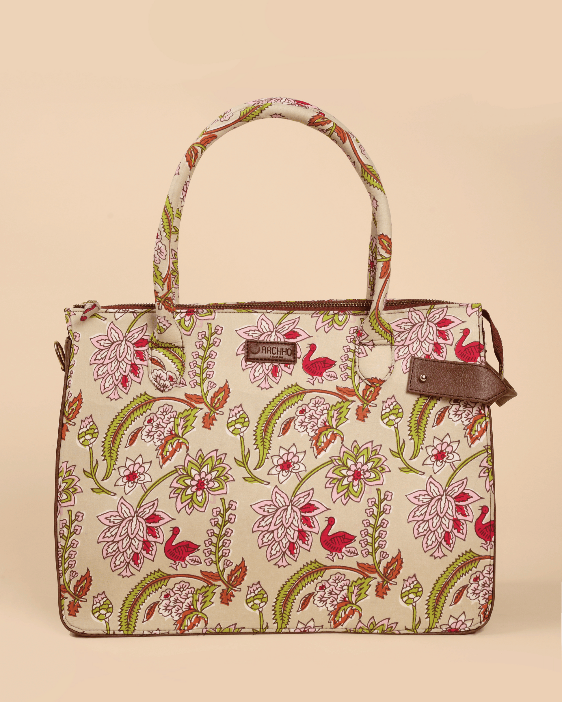 Sunlit Sands Handblock Shoulder Bag My Store