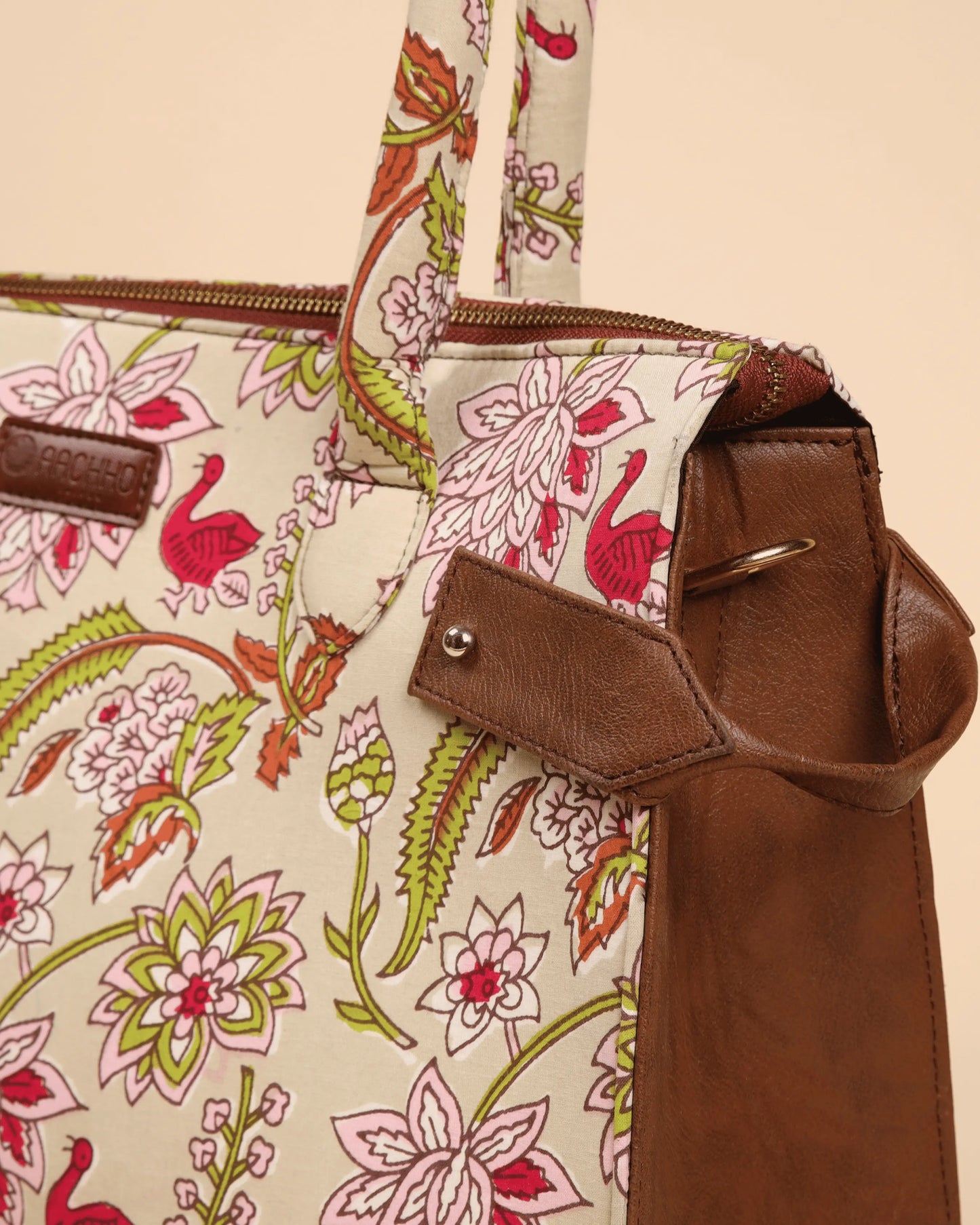 Sunlit Sands Handblock Shoulder Bag My Store