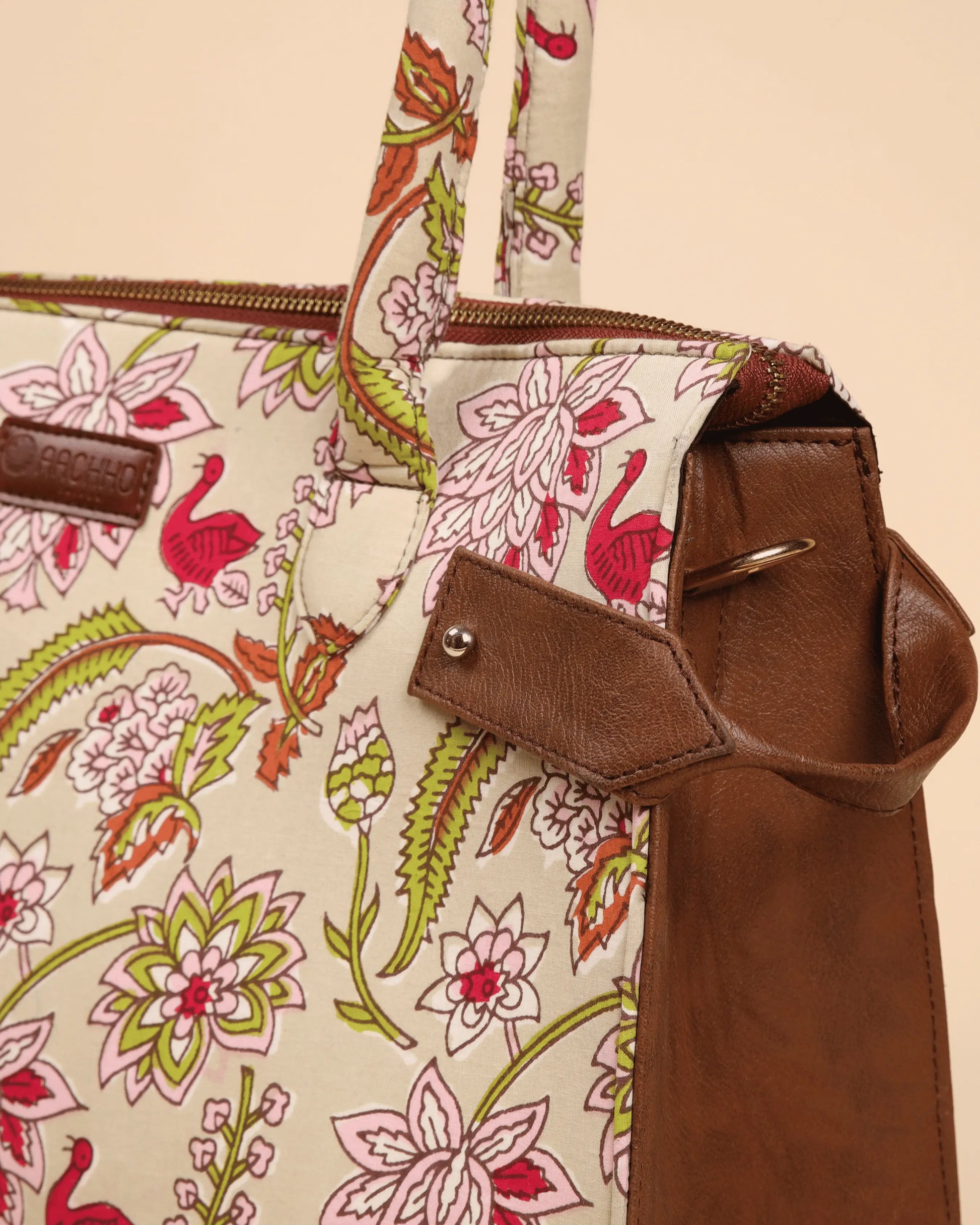 Sunlit Sands Handblock Shoulder Bag My Store