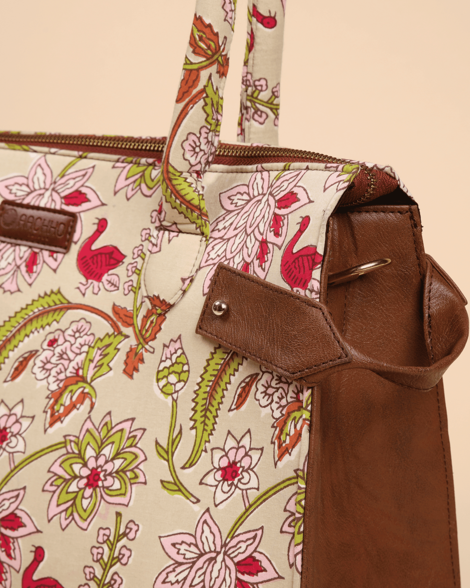 Sunlit Sands Handblock Shoulder Bag My Store