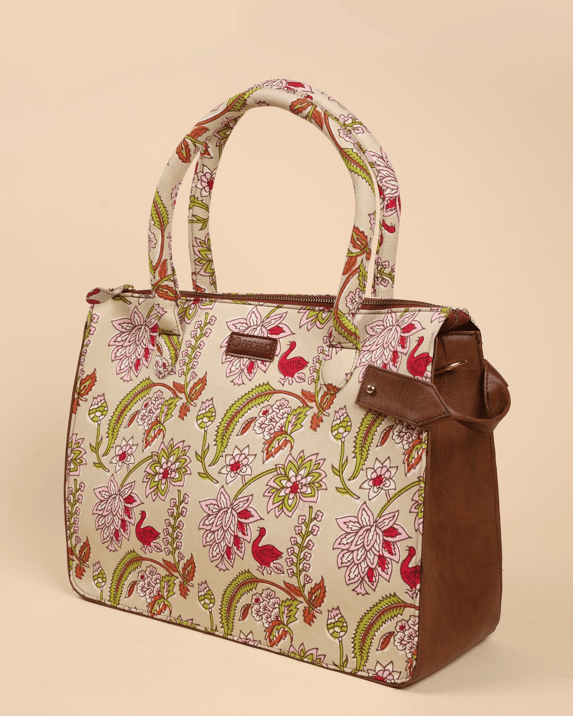 Sunlit Sands Handblock Shoulder Bag My Store