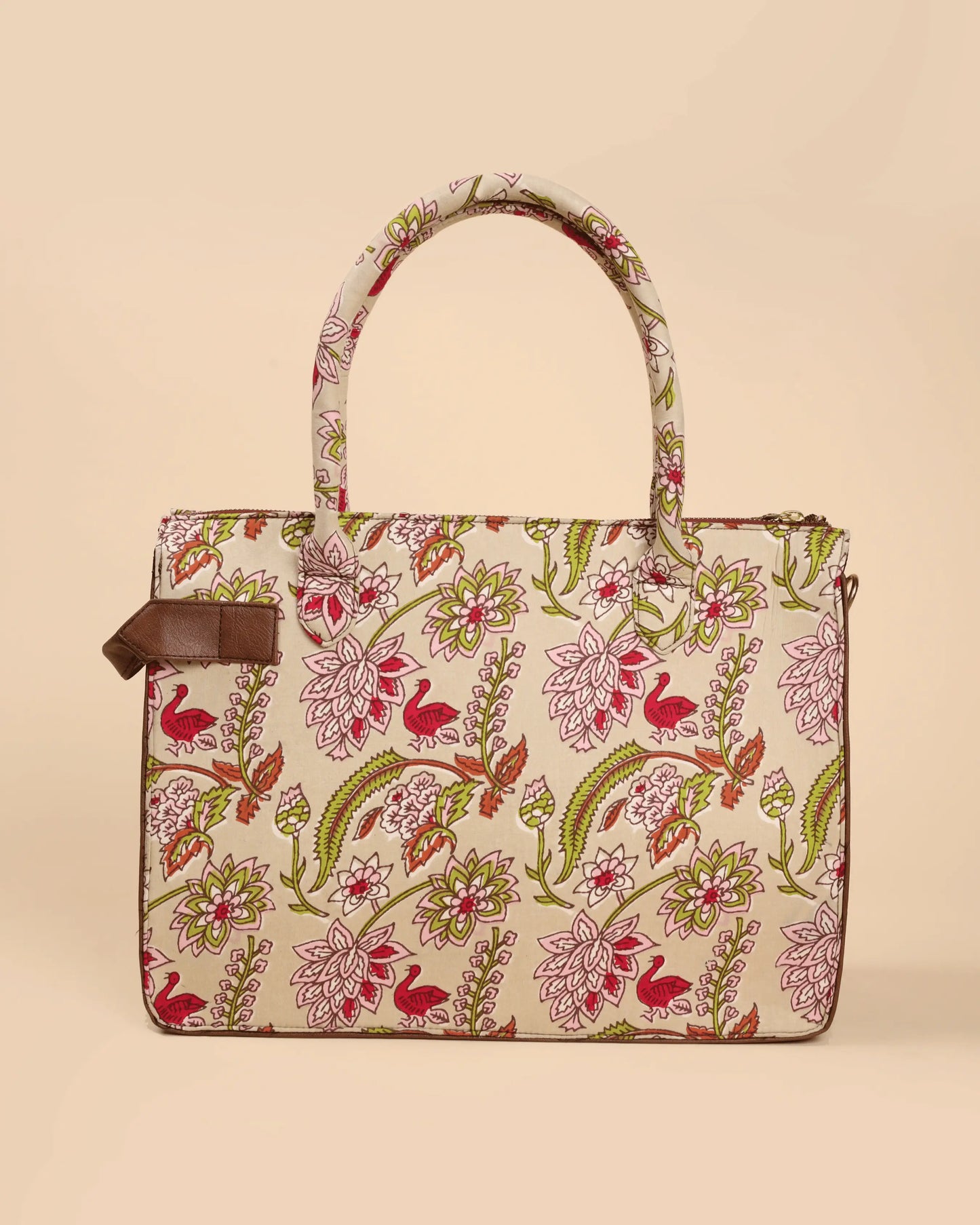 Sunlit Sands Handblock Shoulder Bag My Store