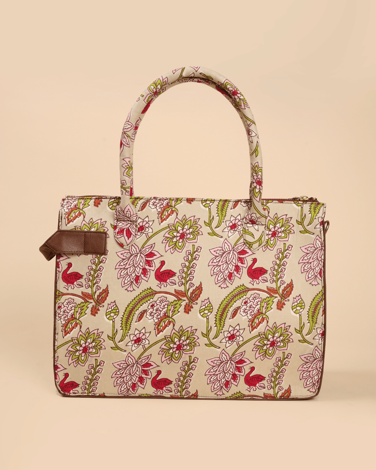 Sunlit Sands Handblock Shoulder Bag My Store