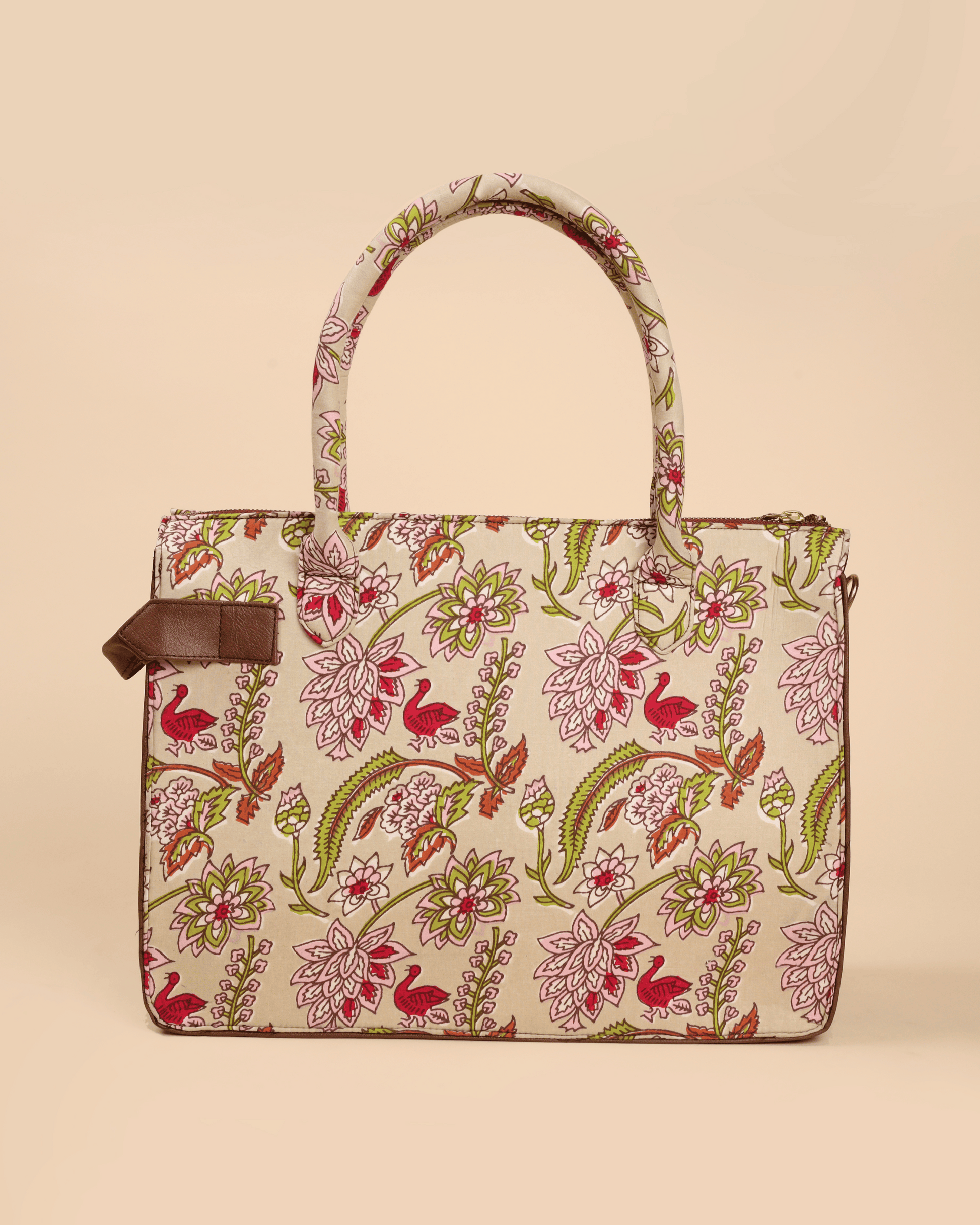 Sunlit Sands Handblock Shoulder Bag My Store