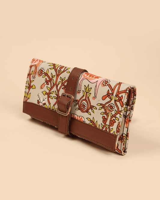 Pastel Petals Handblock Wallet Quick Cart