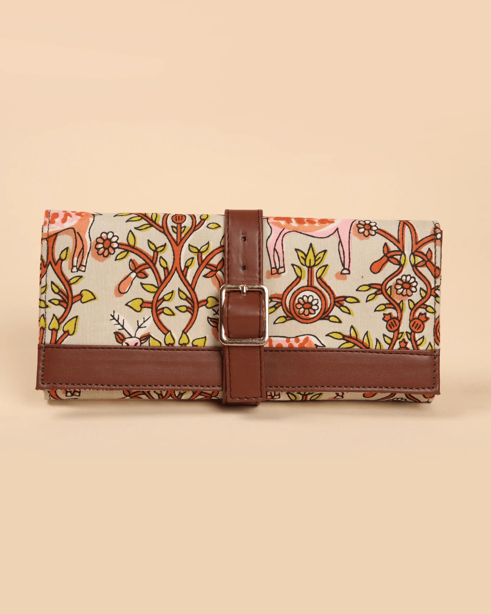 Pastel Petals Handblock Wallet My Store