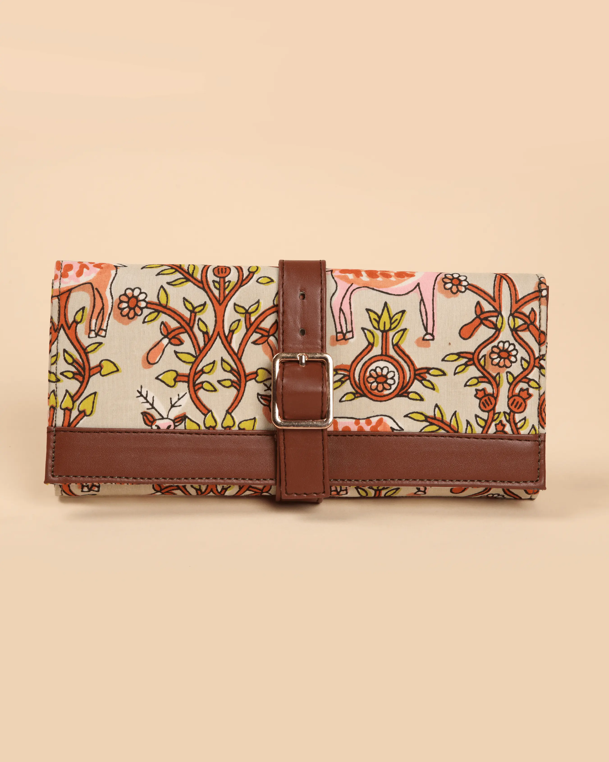 Pastel Petals Handblock Wallet My Store