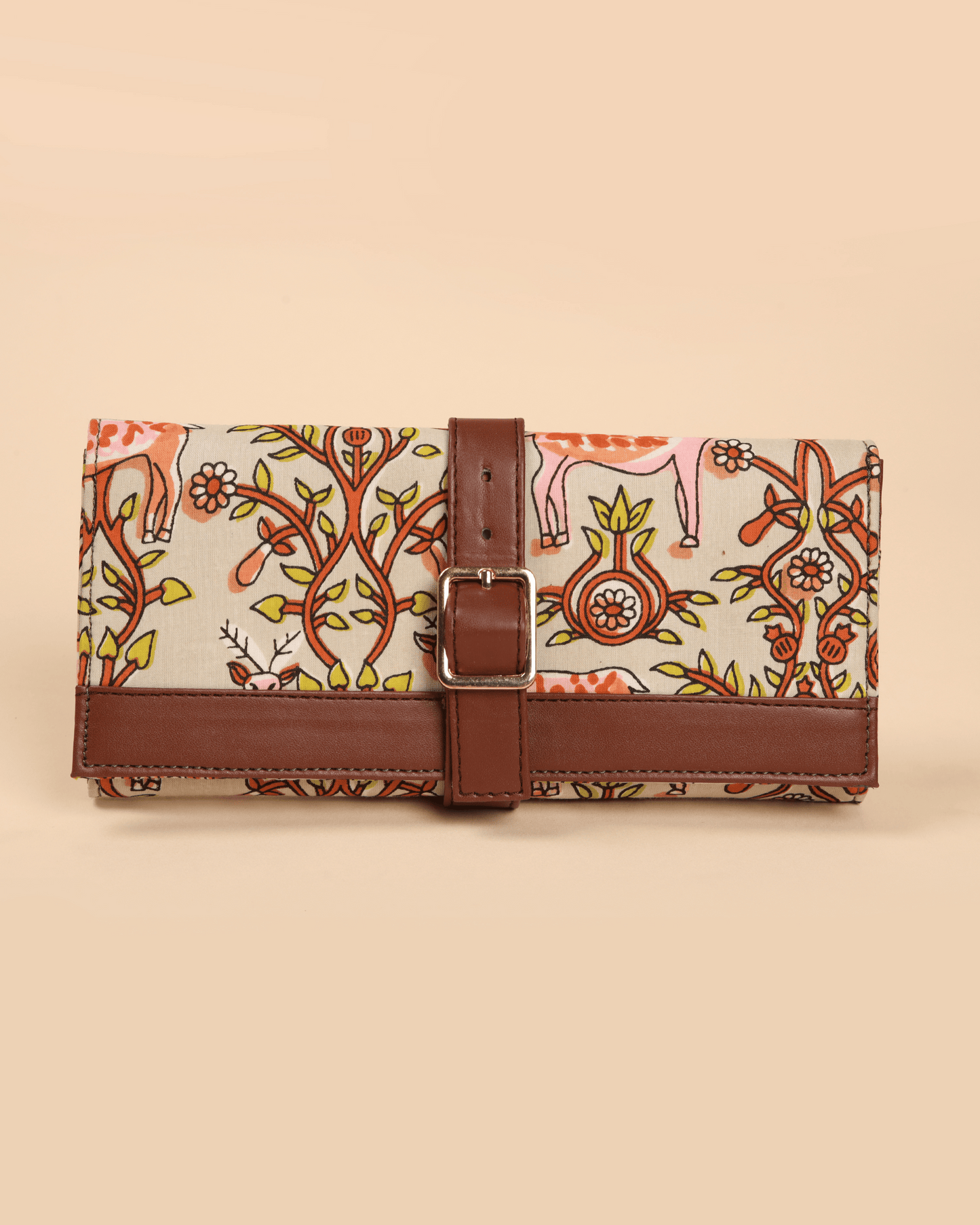 Pastel Petals Handblock Wallet My Store