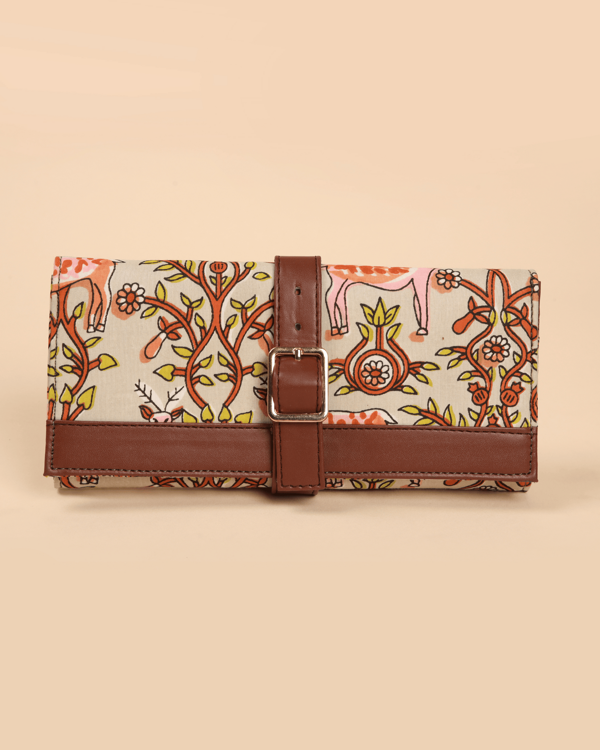 Pastel Petals Handblock Wallet My Store