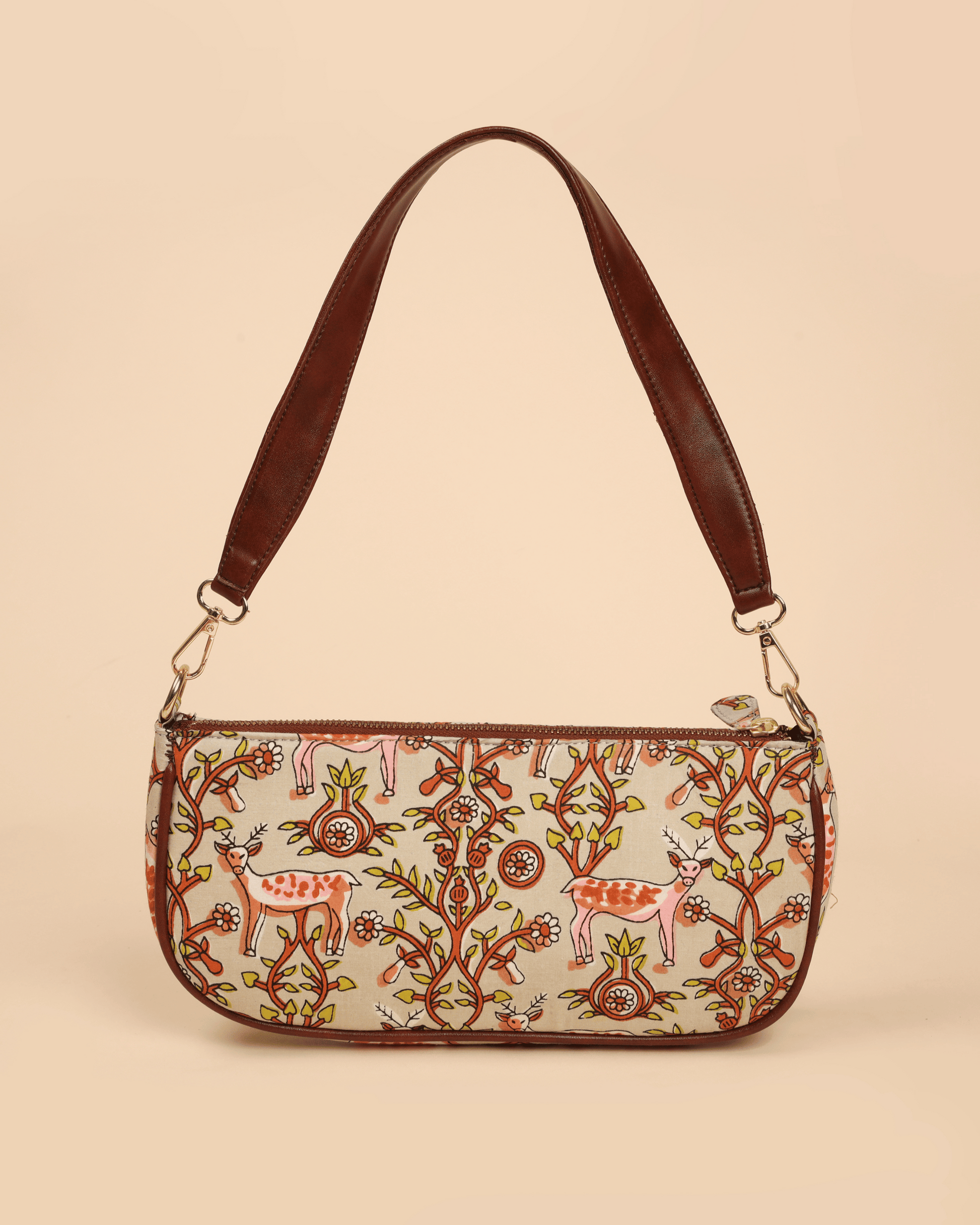 Jungle Fury Handblock Baguette Bag Quick Cart