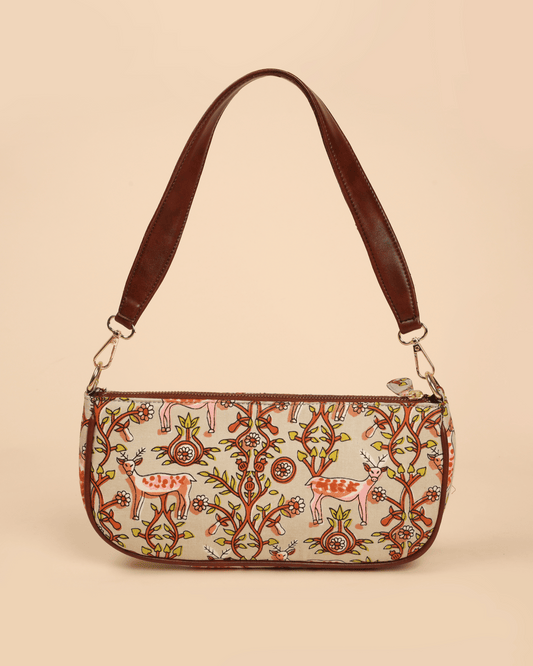 Jungle Fury Handblock Baguette Bag Quick Cart