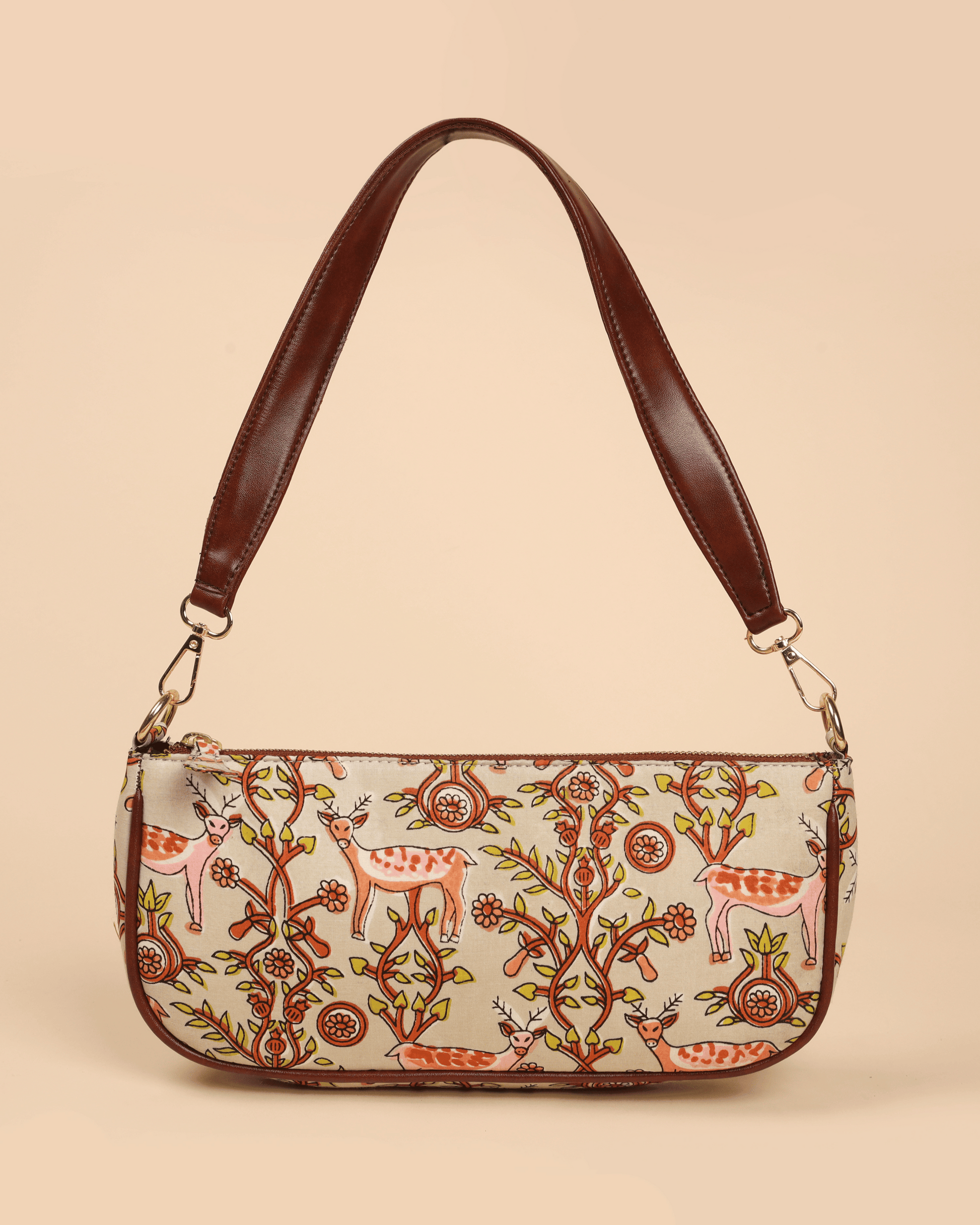 Jungle Fury Handblock Baguette Bag Quick Cart