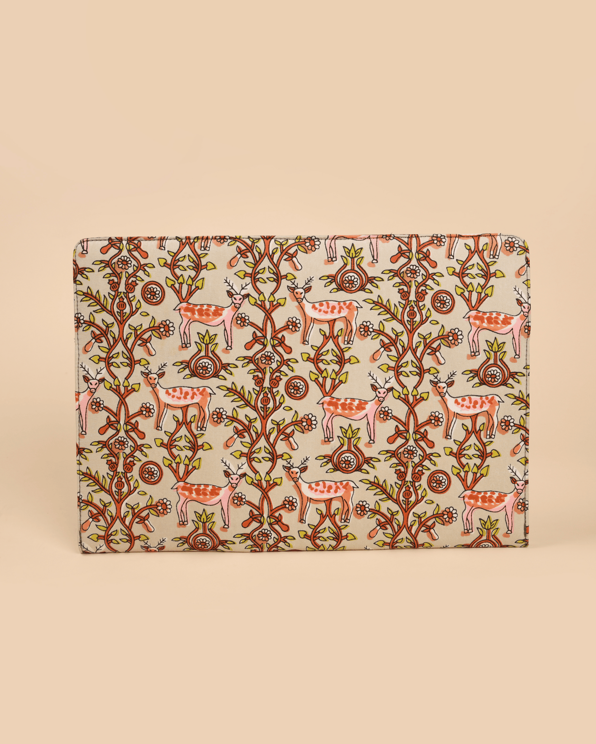 Ivory Meadows Handblock Laptop Sleeve My Store