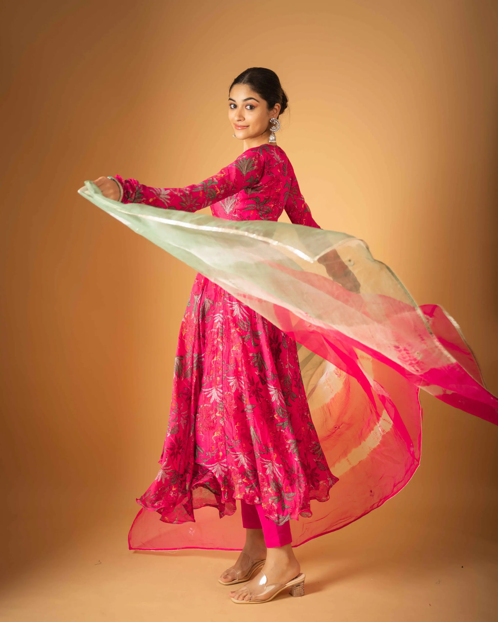 Taavi Chanderi Suit Set My Store