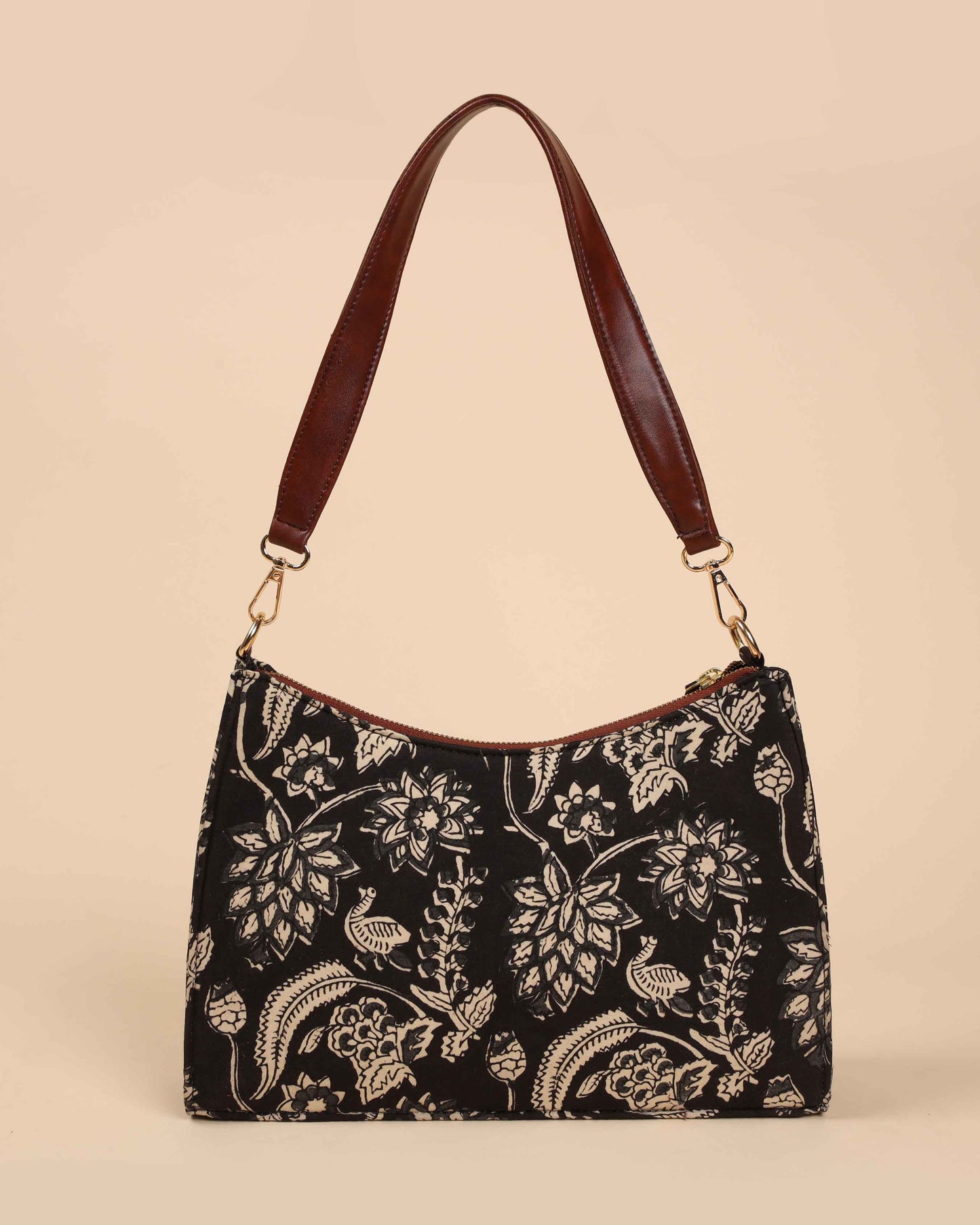 Black Onyx Handblock Baguette Bag My Store
