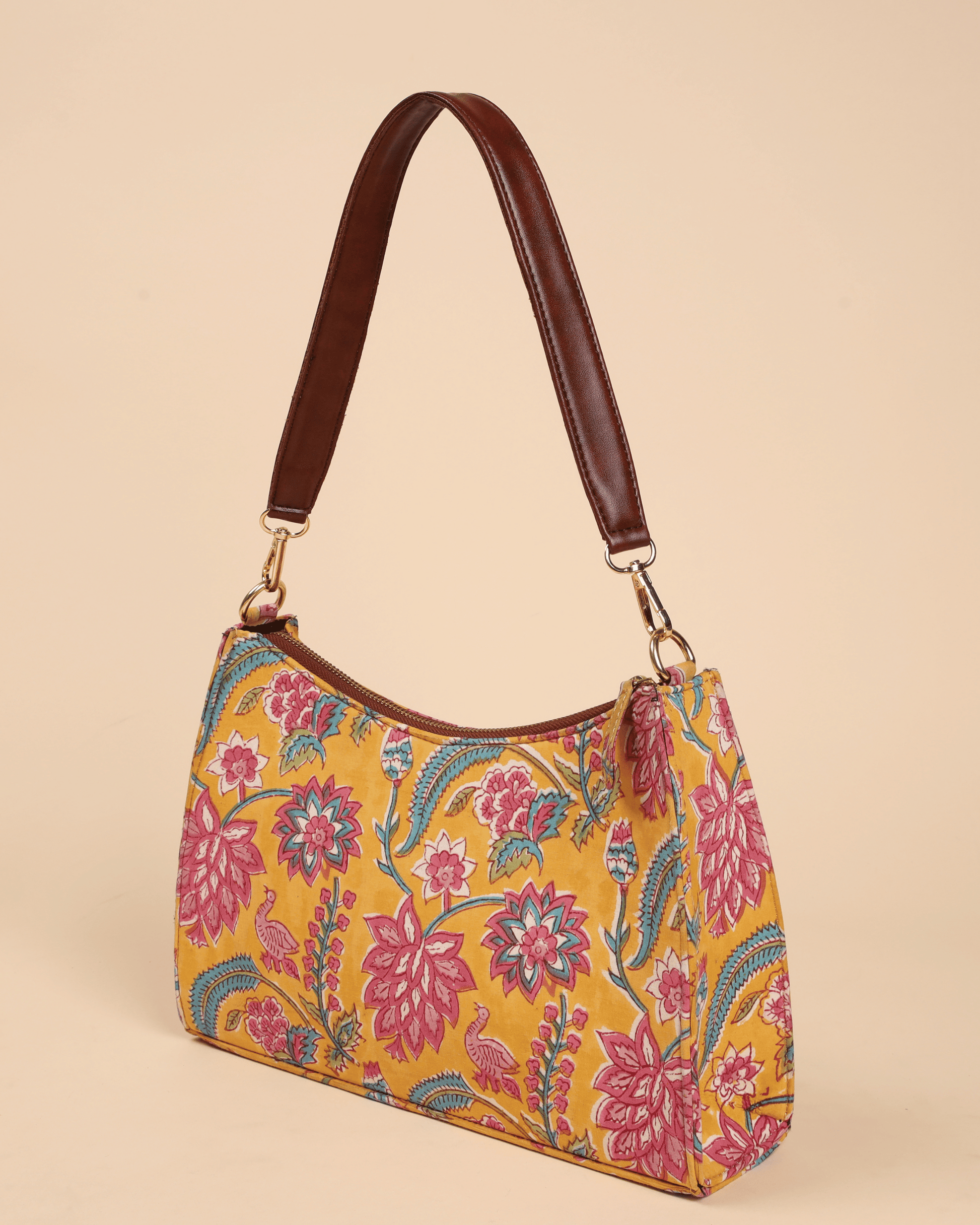 Sunlit Petals Baguette Bag My Store