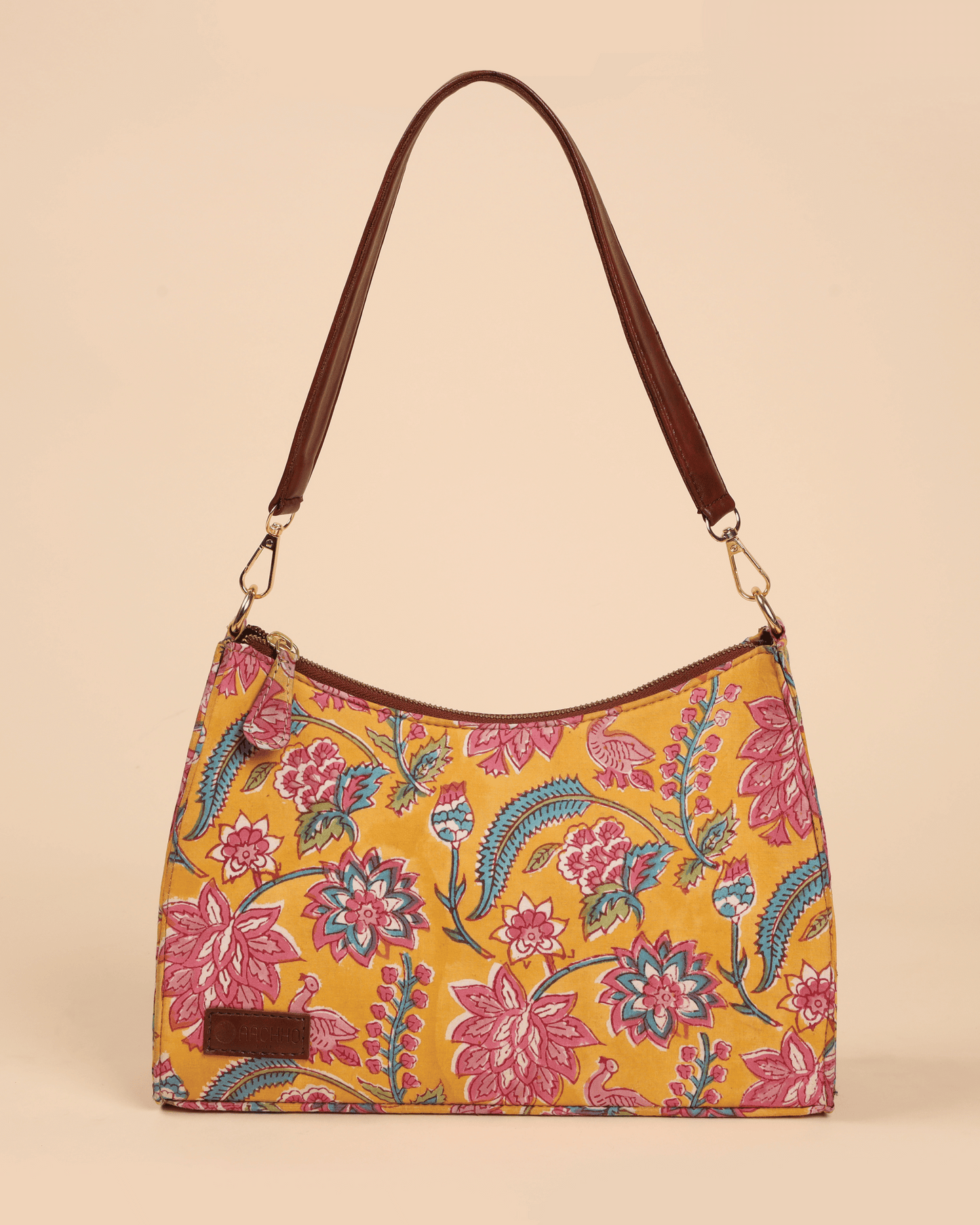 Sunlit Petals Baguette Bag My Store