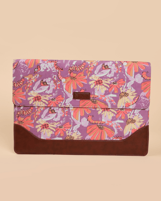 Radiant Orchids Laptop Sleeve Quick Cart