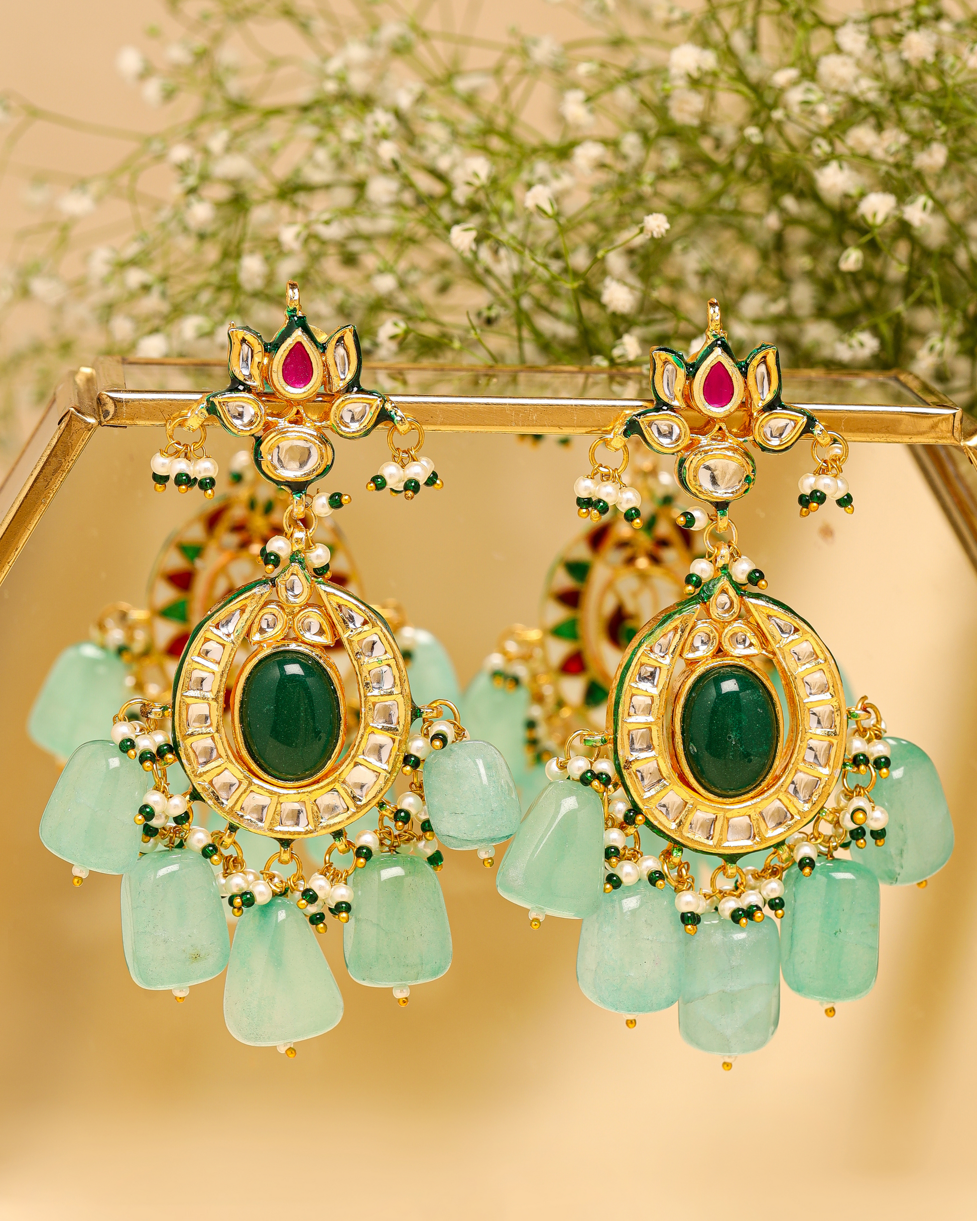 Canal Blue Handcrafted Earrings Quick Cart