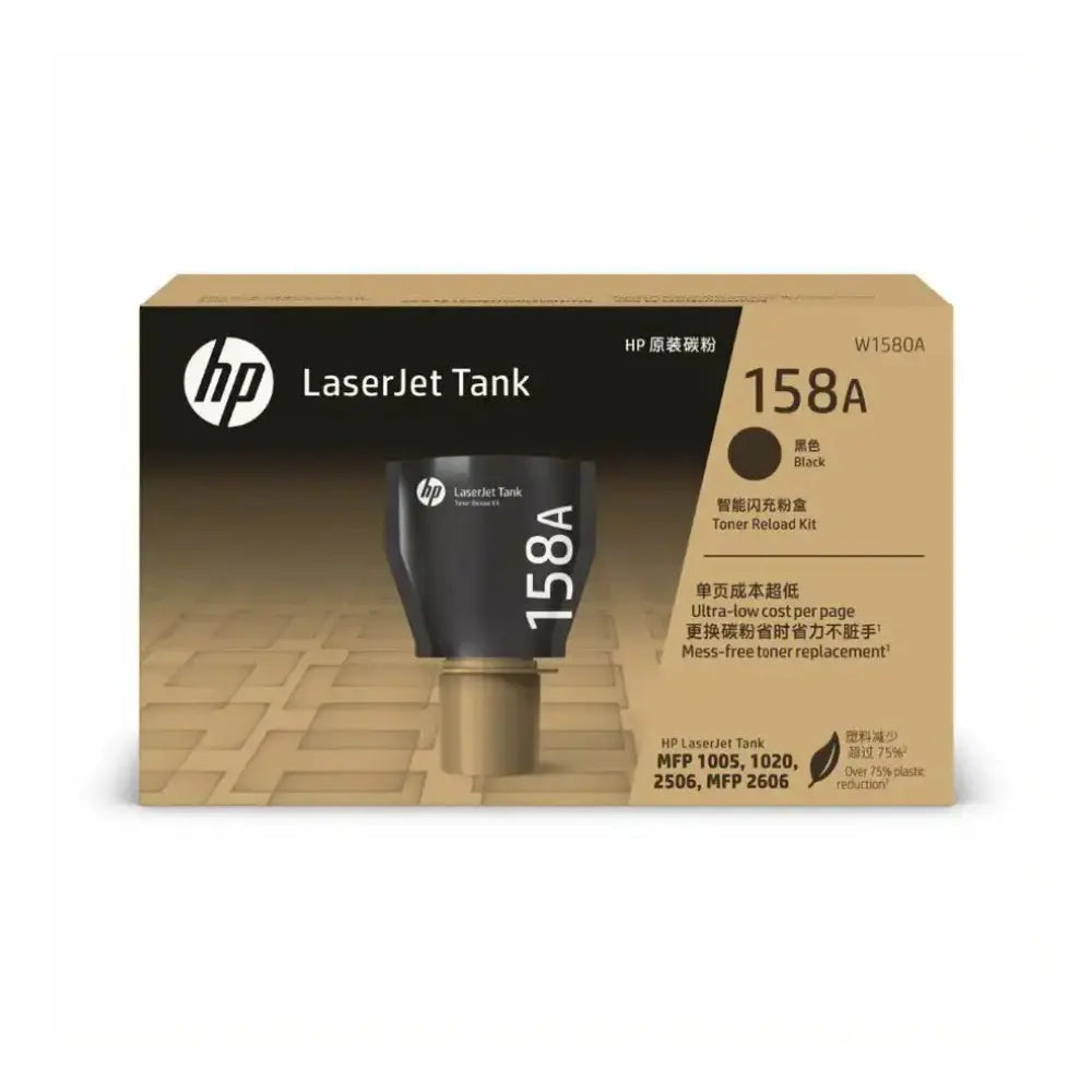 HP 158A Black Genuine Laser Toner Reload Kit