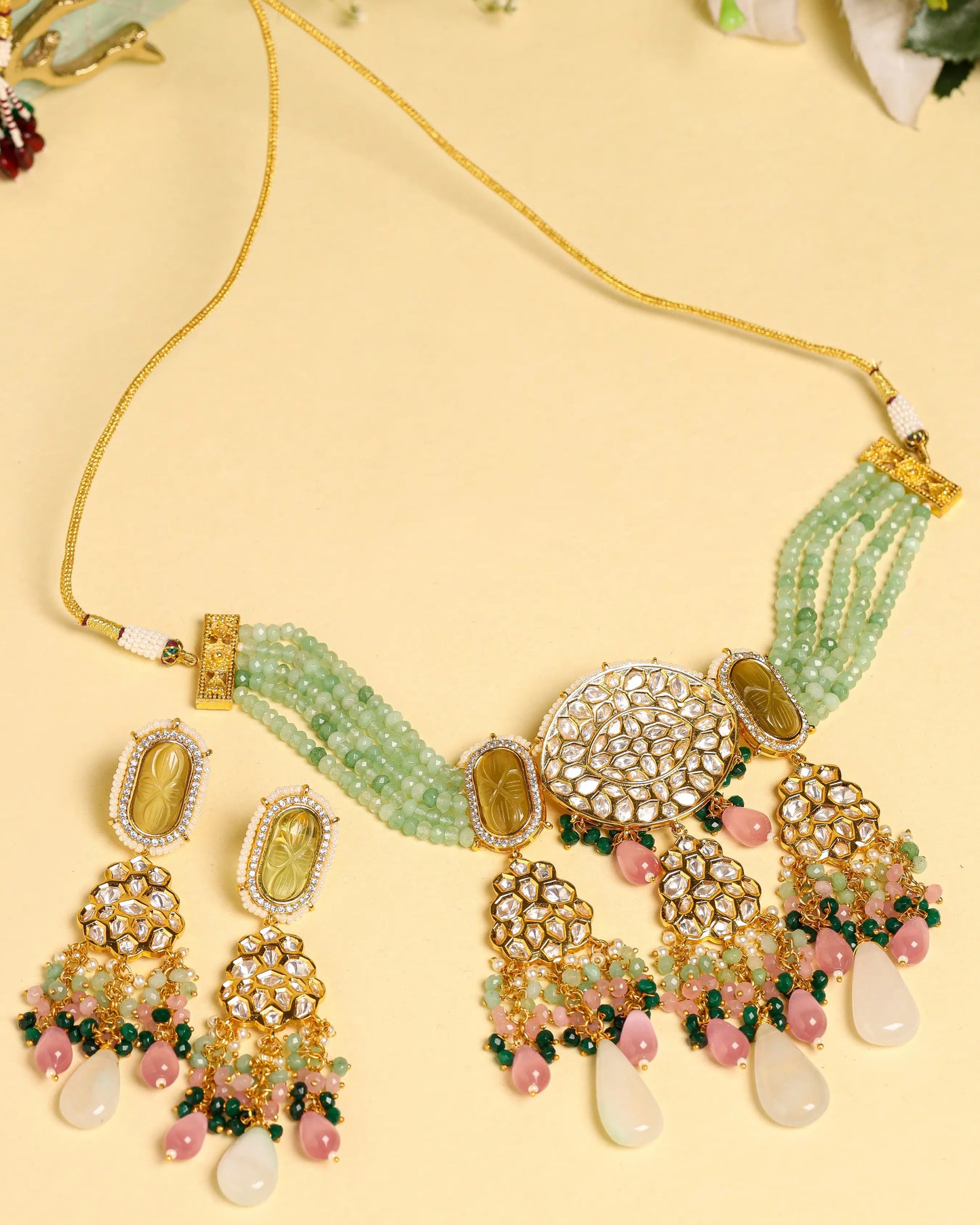 Turf Green Handcrafted Necklace My Store