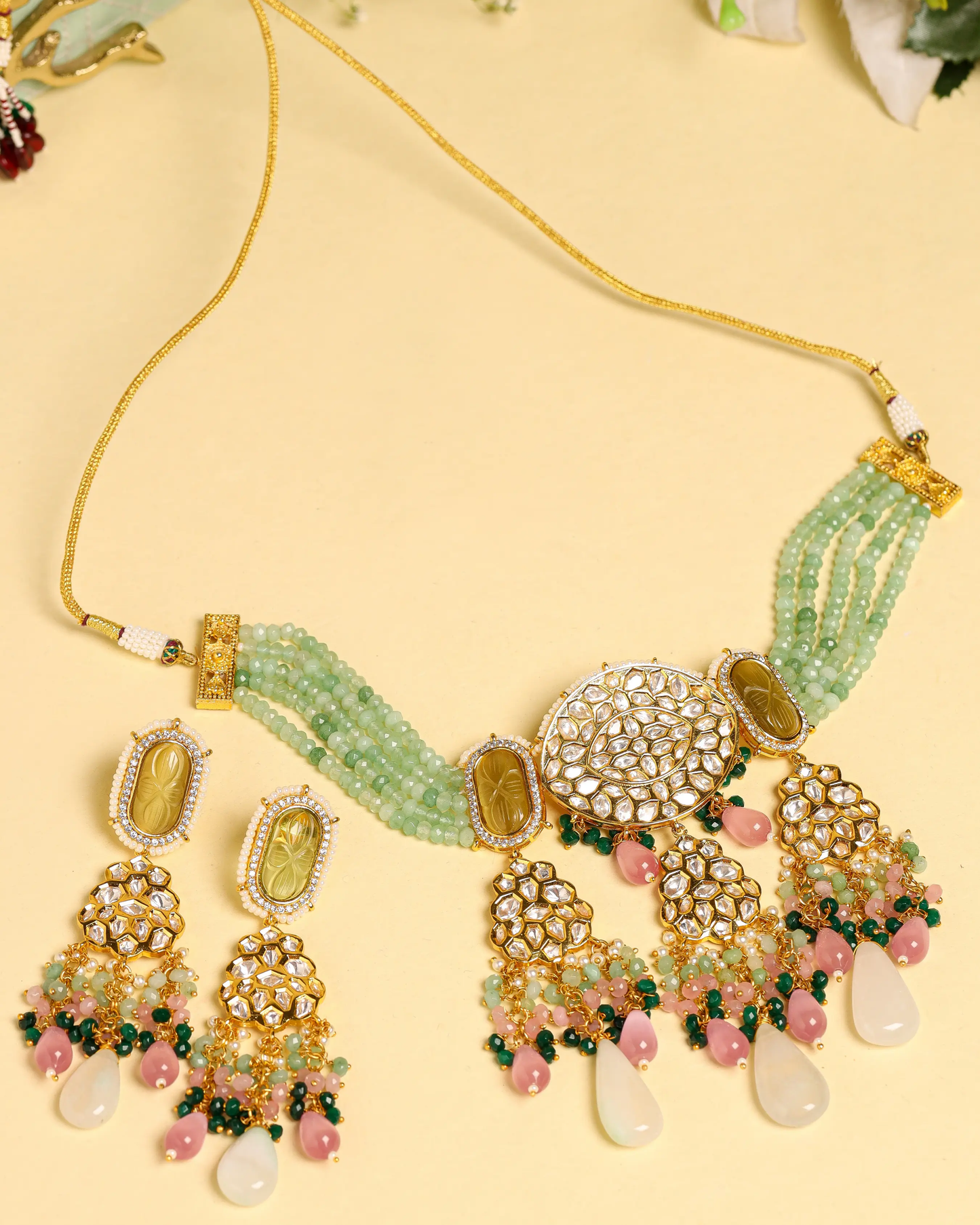 Turf Green Handcrafted Necklace My Store