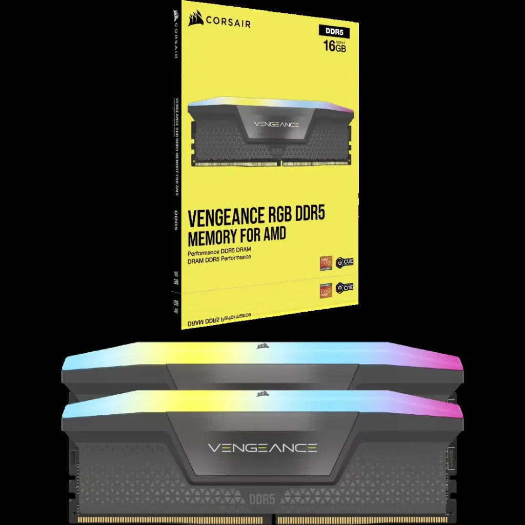 Corsair Vengeance RGB 32GB (16GB x 2) DDR5 RAM 6000MHz CL36 Desktop Memory