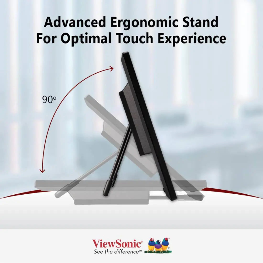 ViewSonic TD1630-3 16" HD 768p TN Panel Portable Touch Screen Monitor with Speaker My Store