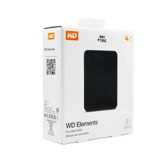 WD External USB Hard Disk Elements 4TB WDBU6Y0040BBK-WESN
