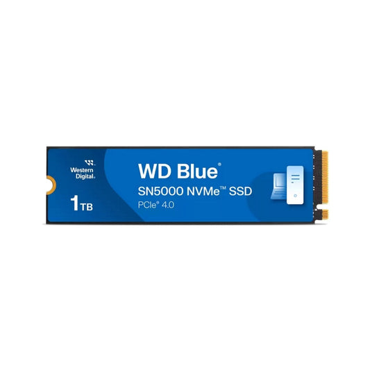 WD Blue SN5000 1TB NVMe SSD PCIe Gen4 5150MB/s Read High Endurance M.2 2280