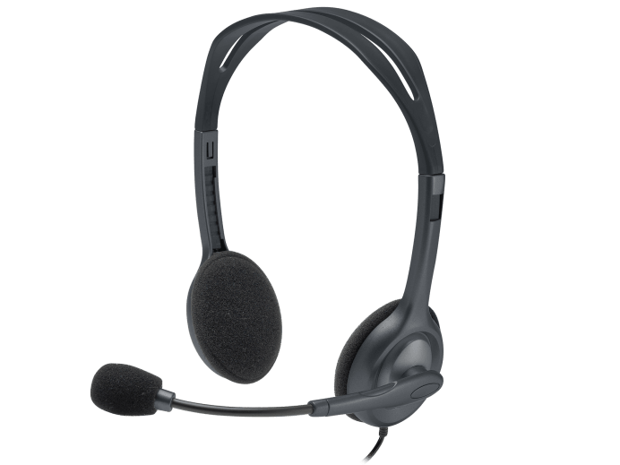 Logitech Wired Headphone H111 Single Pin