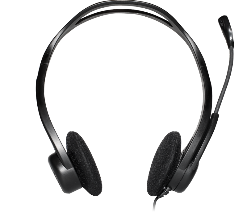 Logitech Wired Headphone H370 Black