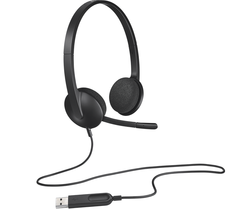 Logitech Wired Headphone USB H340