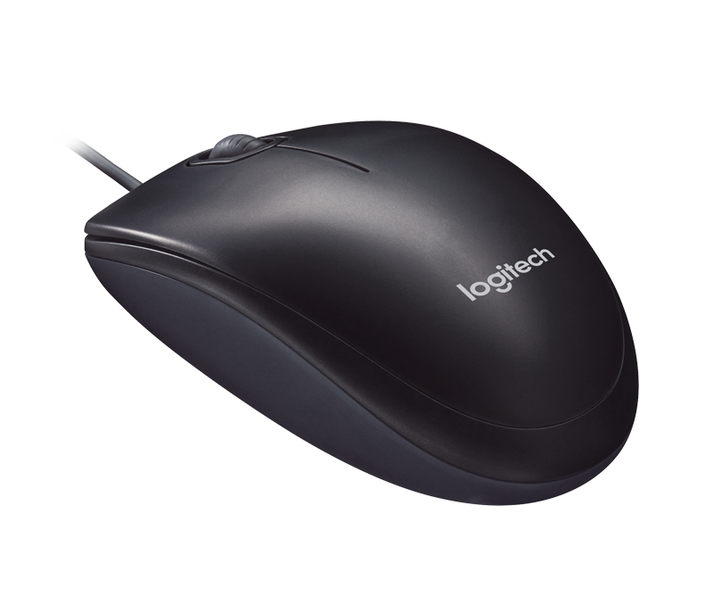 Logitech Wired Mouse  Black