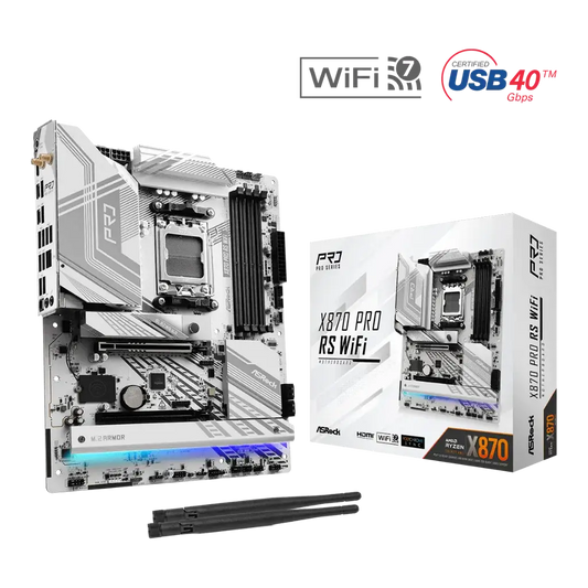 ASRock X870 Pro RS Wi-Fi AMD AM5 DDR5 ATX Motherboard