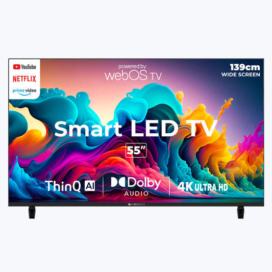 Zebronics Led TV Quanta Pro  Zeb-55W2  Series 55' 4K Smart Ultra HD Display