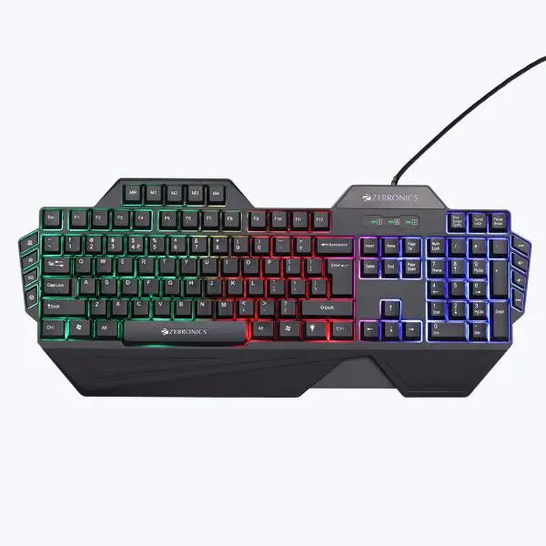 Optimus KGaming Keyboard Multicolor LED, Dedicated Macro Keys, 117 Keys Black