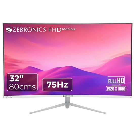 Zebronics AC32FHD Curved Monitor 75hz FHD, 1080p