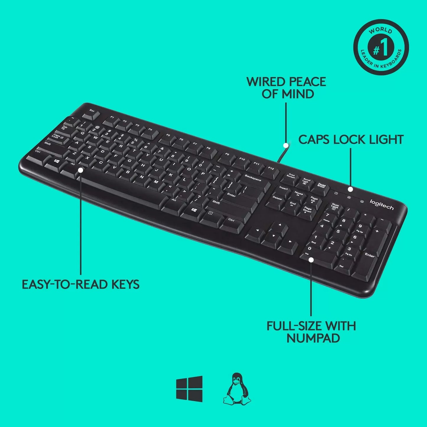 Logitech Wired Keyboard K120