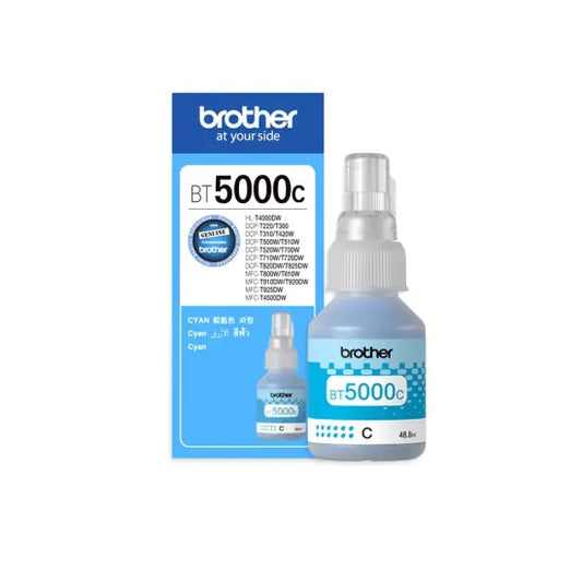 Brother Inkjet Ink Bottle BT5000 Cyan