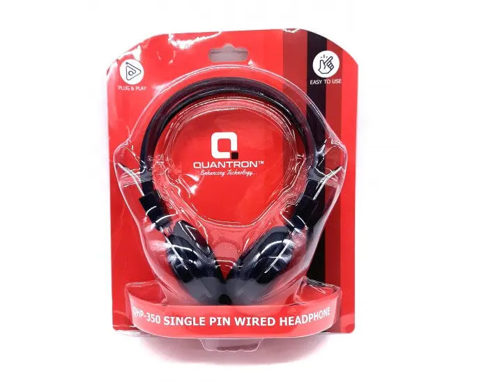 QUANTRON WIRED HEADPHONE (SINGLE PIN) QHP350