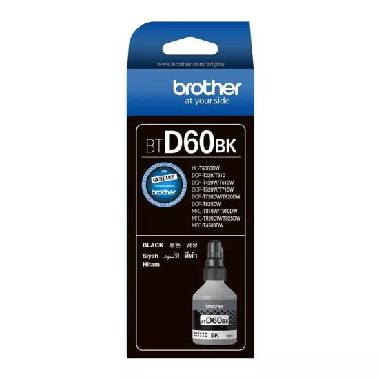 Brother Inkjet Ink Bottle BTD60BK Black