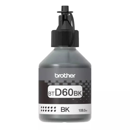 Brother Inkjet Ink Bottle BTD60BK Black