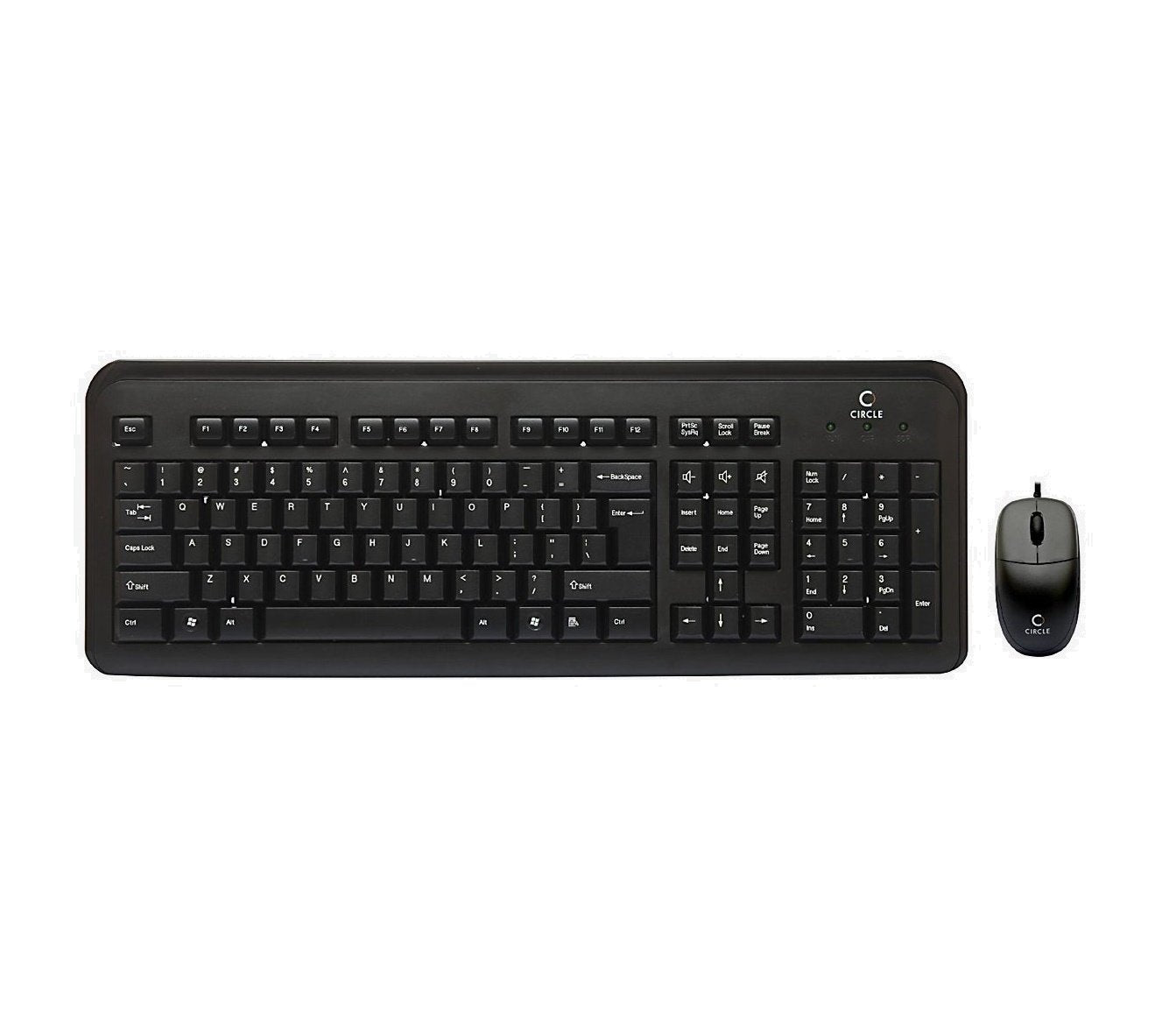 Circle Wired Keyboard and Mouse Combo  C 41