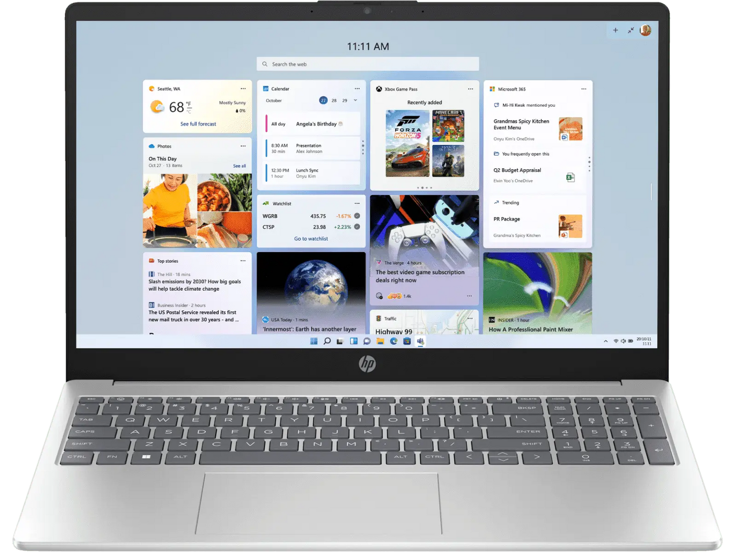 HP Laptop 15-fc0155AU AMD Ryzen 5 7520U/8GB RAM/512GB SSD/Win11/Microsoft Office Home & Student 2021/AMD Radeo Graphics Card/Screen Inch 15.6/Natural silver