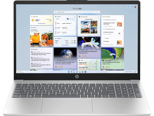 HP Laptop 15-FD0552TU 13th Gen Intel Core i5-1334U Processor/16GB RAM/1TB HDD/Win11/Microsoft Office Home 2024/ Intel Iris X Graphics Card/ Screen Inch 15.6/ Natural silver