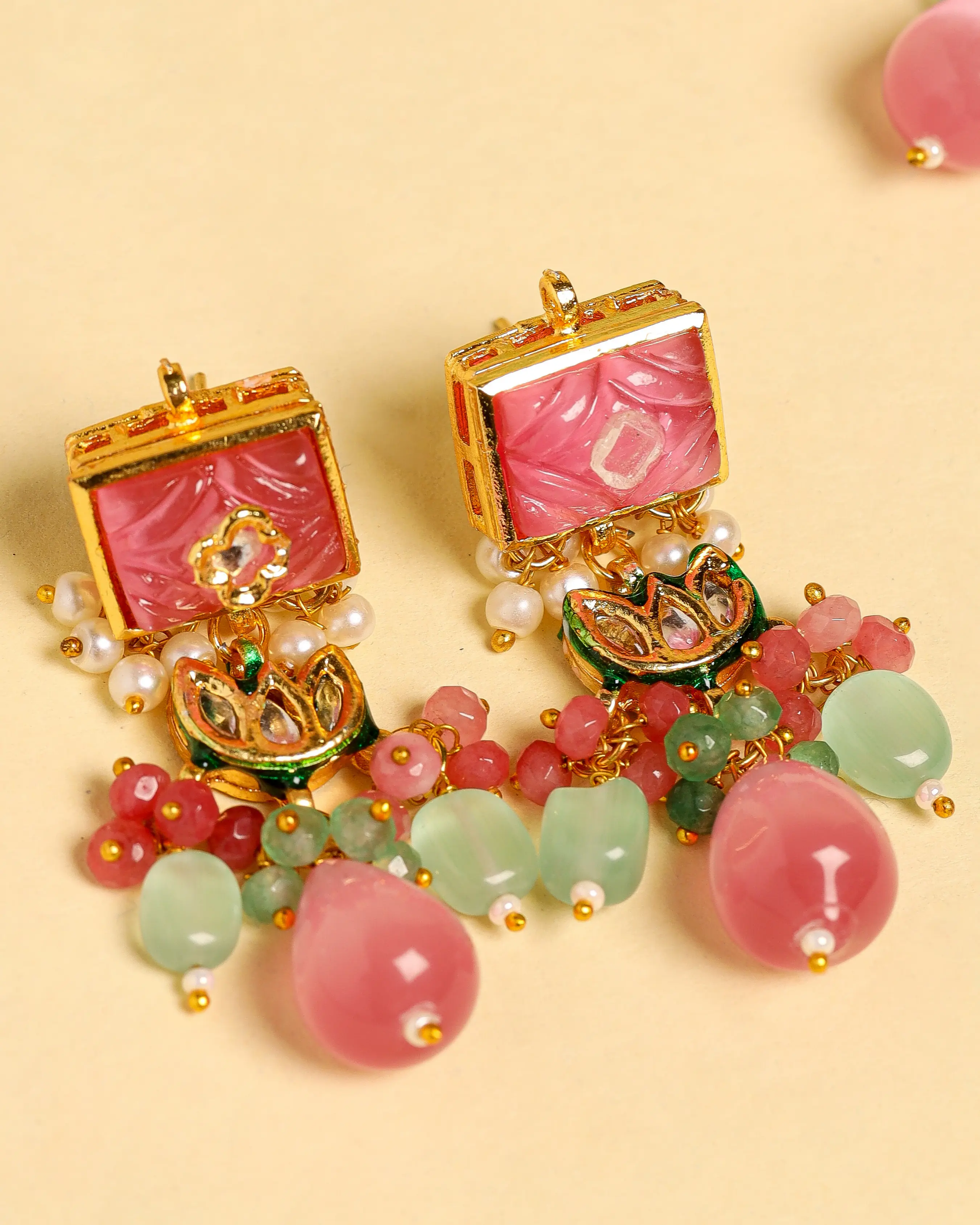 Carmine Rose Handcrafted Necklace My Store