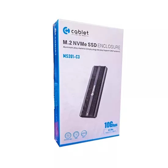 Cablet External NVMe SSD Casing Type-C to USB 3.1 MS201C3